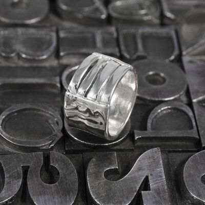 Lana 3-Ring plattiert-Silber-