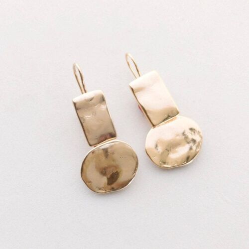 Lana 5 Earring Plated-Gold-Stud
