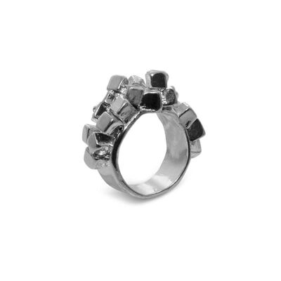 Lana 50 Ring plattiert-Silber-