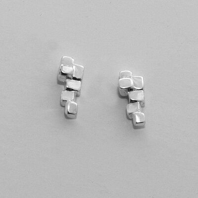 Lana 93 Earring Plated-Silver-Stud