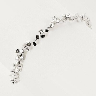 Bracciale Lana D4 Placcato-Argento-