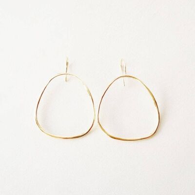 Momo 1 Earring-Brass-Gold