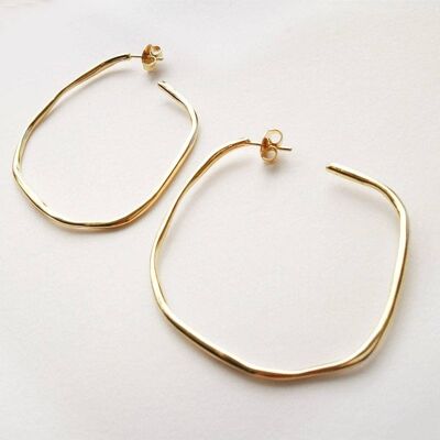 Momo 11 Earring-Brass-Gold