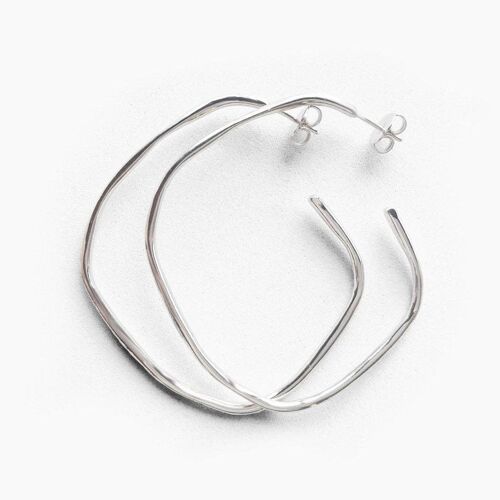 Momo 11 Earring-925 Solid Sterling Silver-Non-Plated