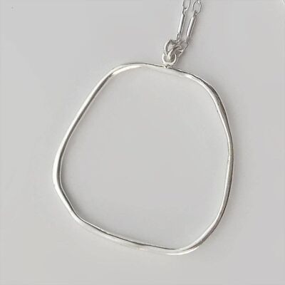 Momo 11 Necklace-925 Solid Sterling Silver-Non-Plated