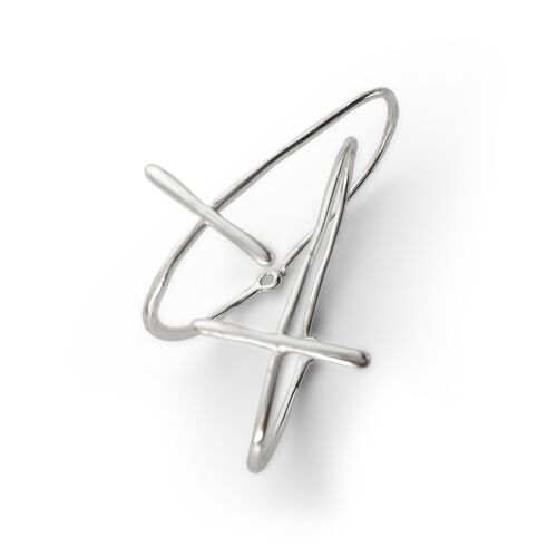 Momo 14 Earring-925 Solid Sterling Silver-Non-Plated