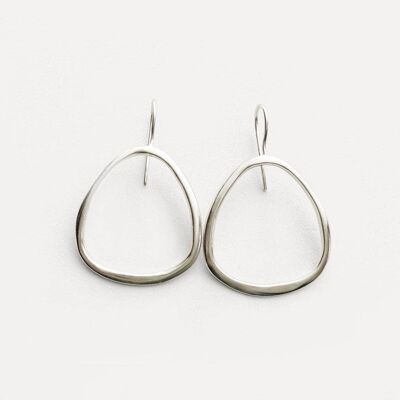 Momo 2 Earring-925 Solid Sterling Silver-Non-Plated