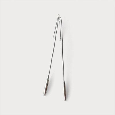 Momo 30 Earring-Brass-Silver