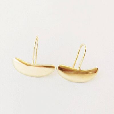 Momo 4 Earring-925 Solid Sterling Silver-Gold