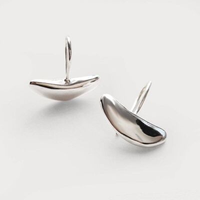 Momo 4 Earring-925 Solid Sterling Silver-Non-Plated