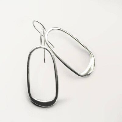 Momo 5 Earring-Brass-Silver