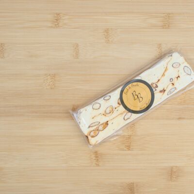 Nougat with Honey, Almonds and Salted Butter Caramel (100g bar)