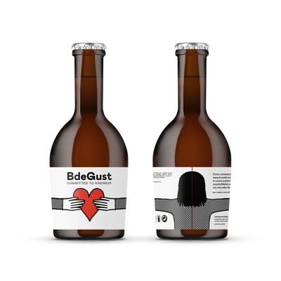 Craft Beer BDEGUST Eco Lager Ecological, Vegan and Socially Committed.