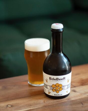 Bière Artisanale BDEBEER Weissbier Bio, Vegan, Sans Gluten et Socialement Engagé. 2