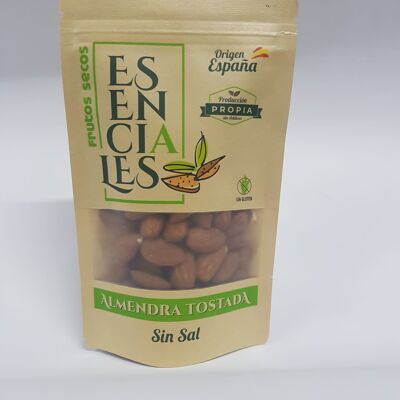 Toasted almonds without salt ESSENTIALS. 120gr package