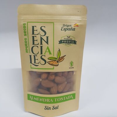Toasted almonds without salt ESSENTIALS. 120gr package