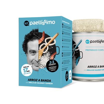 Paella Reis A Banda Kit. 100% natürlich. Ohne Konservierungsstoffe