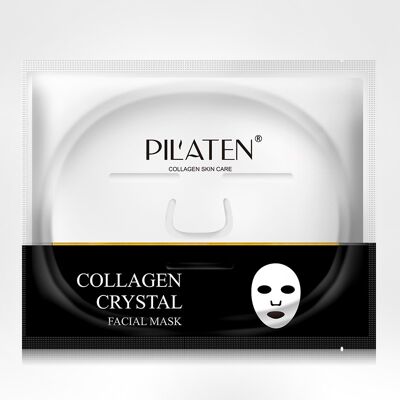 Maschera viso al collagene. Effetto idratante e calmante. Restituisce elasticità e morbidezza.
