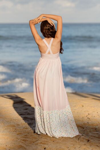 Robe Longue Lili Pink 3