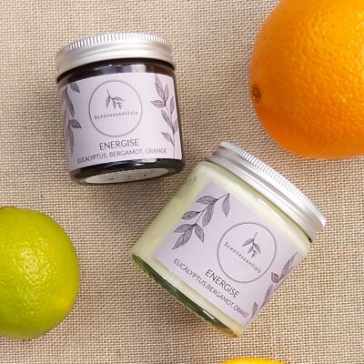 Energise coconut wax candle 50g