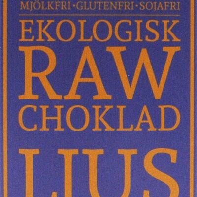 Wermlandschoklad Raw Ljus EKO