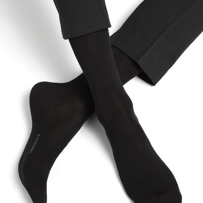 Chaussettes Coton d'Égypte Noir