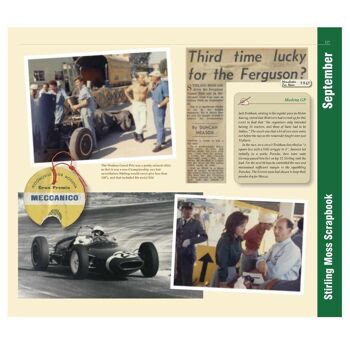 Stirling Moss Scrapbook 1961 - Non signé 5