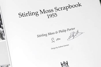 Stirling Moss Scrapbook 1955 - Deuxième édition - Non signé 2
