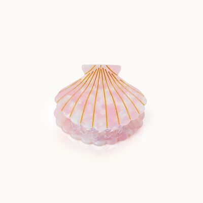 Hair clip shell pink