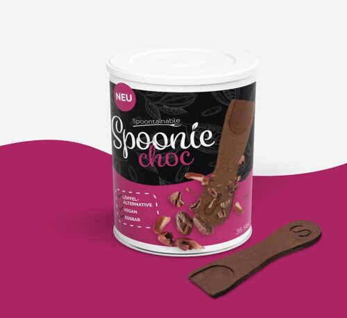 Spoonie choc - essbare Löffel in der Dose