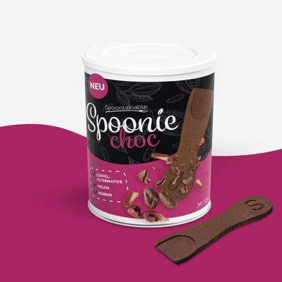 Spoonie choc - edible spoons in a tin