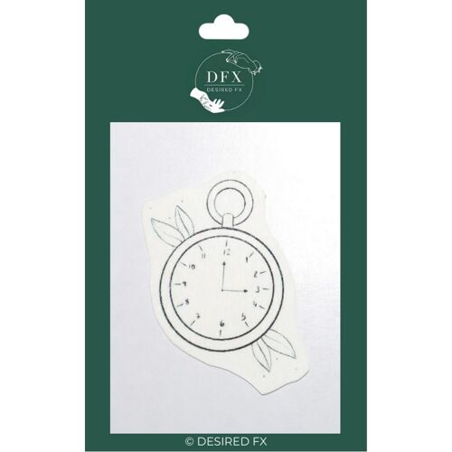 Tinker fantasy clock temporary tattoo