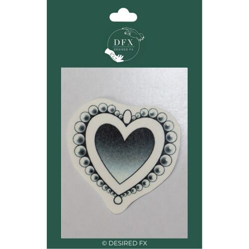 Mini cute heart pearls temporary tattoo