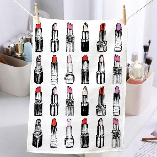 Lipsticks- Lipstick Tea Towel