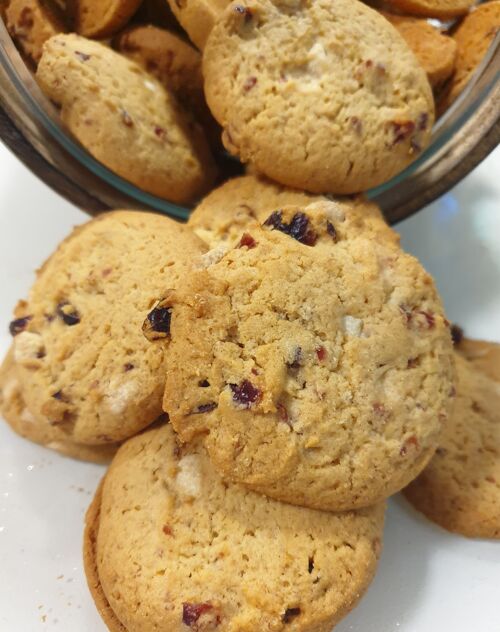 Cookies cranberry chocolat Blanc