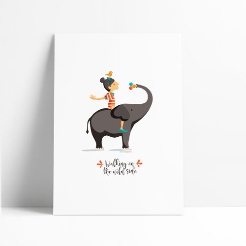 Circus elephant