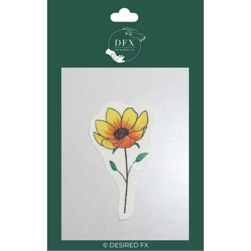 Open wallflower temporary tattoo