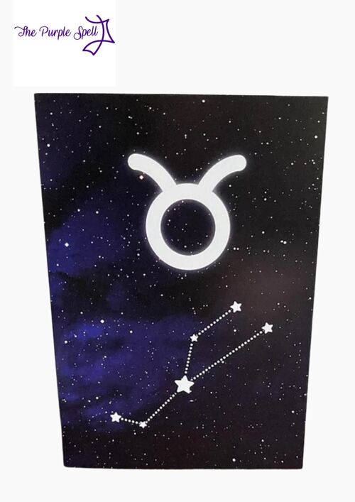 Birthday Card Zodiac Taurus Astrology - The Purple Spell