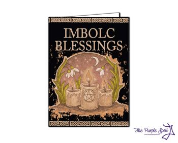 Carte de vœux Imbolc Blessings