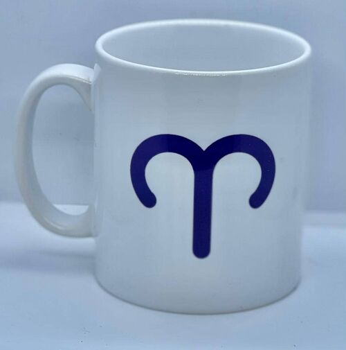 Zodiac Mug - Astrology Mug - Aries Symbol