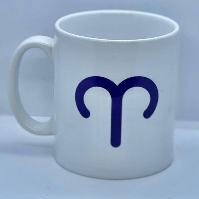 Zodiac Mug - Astrology Mug - Aries Symbol