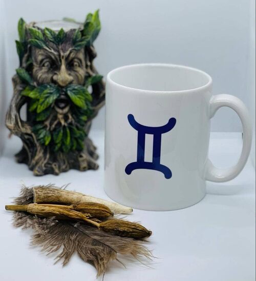 Zodiac Mug - Astrology Mug - Gemini Symbol