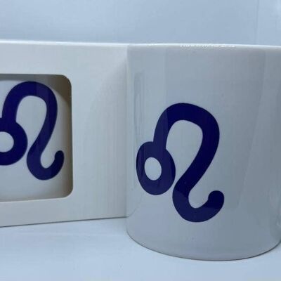 Zodiac Mug - Astrology Mug - Leo Symbol