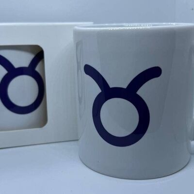 Zodiac Mug - Astrology Mug - Taurus Symbol