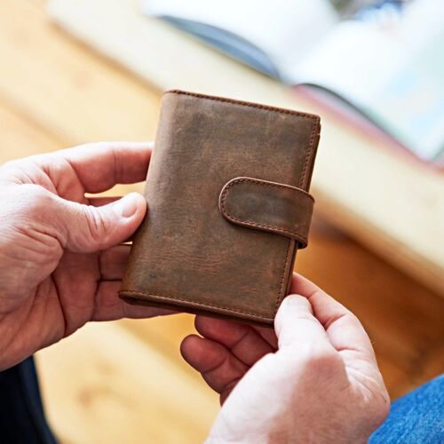 Buffalo Leather Credit Card Wallet