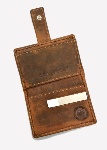 Porte-cartes vintage RFID marron 1642-25 4