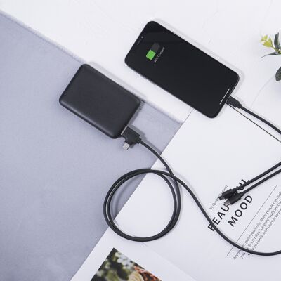 Batería externa 🔋 Mr Bio Pack Long Powerpack Charge - Negro