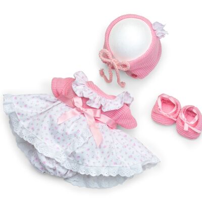 Vestido baby susu de luxe rosa ref 6200-22