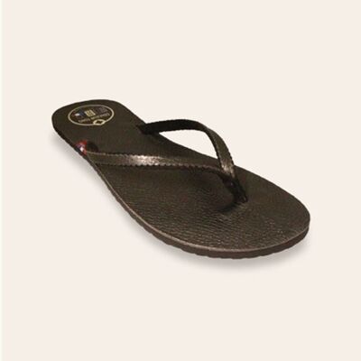 Zange / Flip Flop Leder BB Bronze