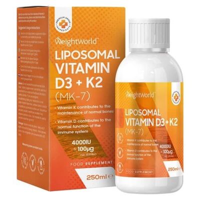 Liposomal Vitamin D3 + K2